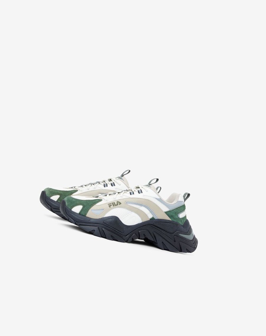 Fila Project 7 Interation Light Tenis Shoes Blancas Verde Negras | 39NKCAWMI