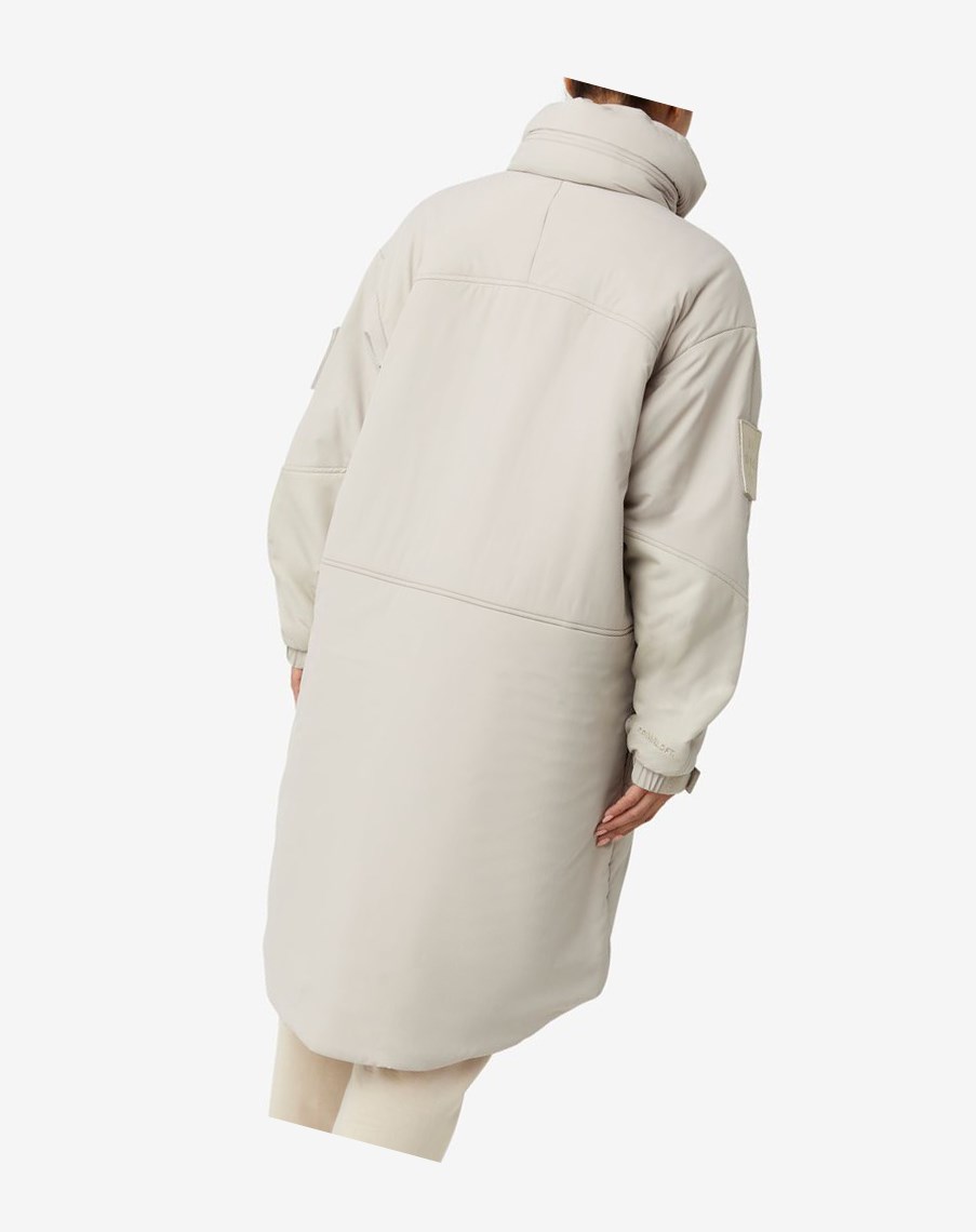 Fila Project 7 Long Acolchado Coat Beige | 37BLTIKEO