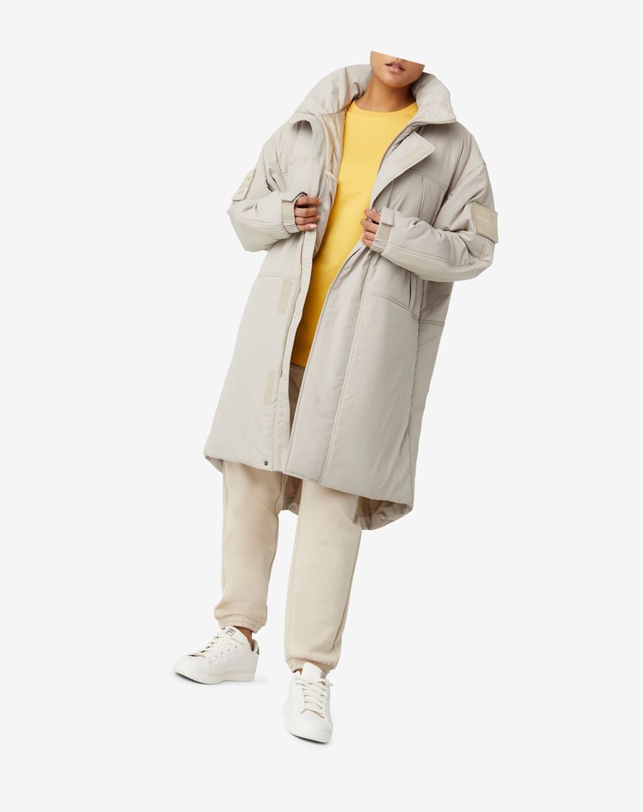 Fila Project 7 Long Acolchado Coat Beige | 79COGJBVR