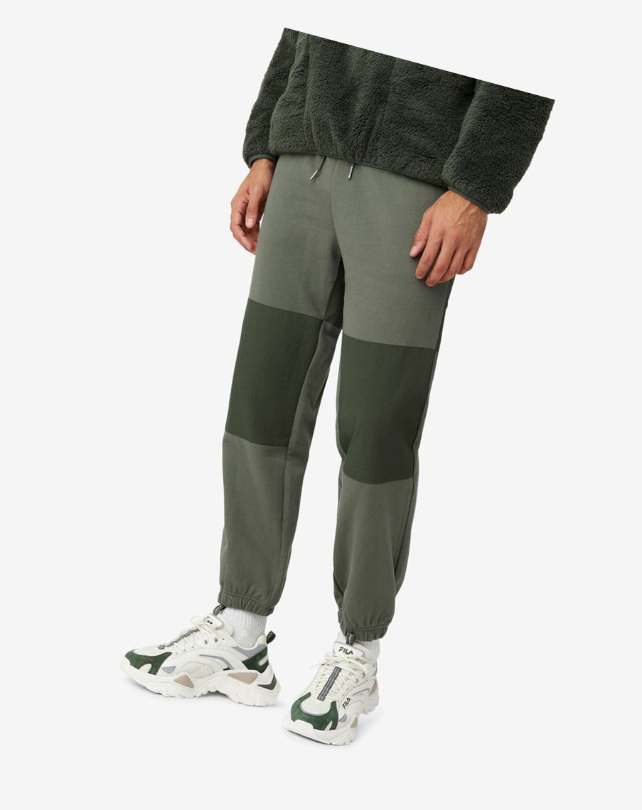 Fila Project 7 Woven Mixed Patch Jogger Kaki | 07ZAGOHXD