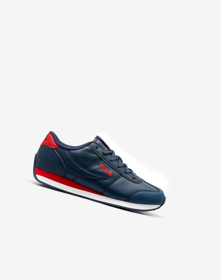 Fila Province Tenis Shoes Azul Marino Rojas Blancas | 87HQITDZE