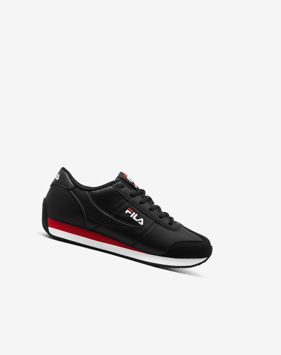 Fila Province Tenis Shoes Negras Rojas Blancas | 45LRQGOVE