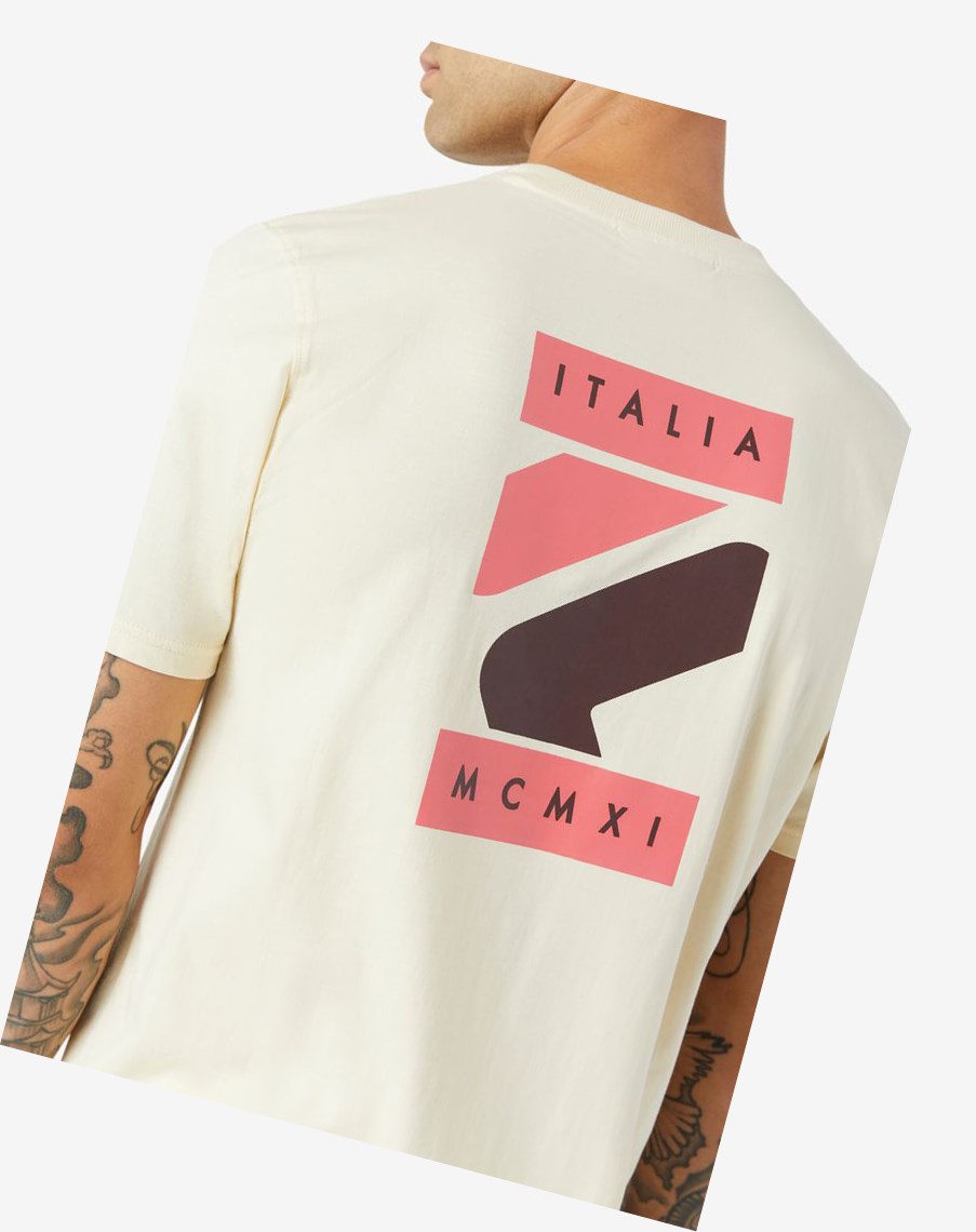 Fila Quartz Tee 272 Seed Pearl | 29WNYSLCH