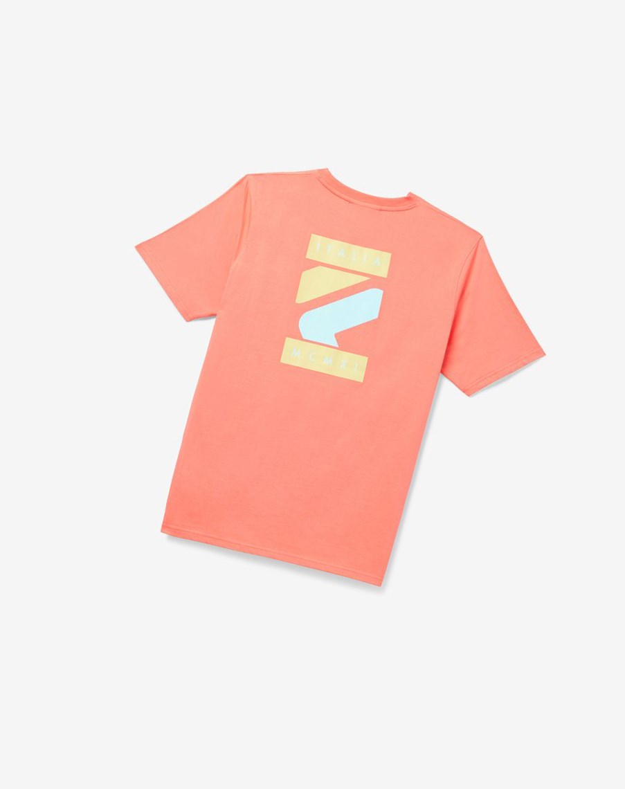 Fila Quartz Tee 886 Persimmon | 09GKHQUCV