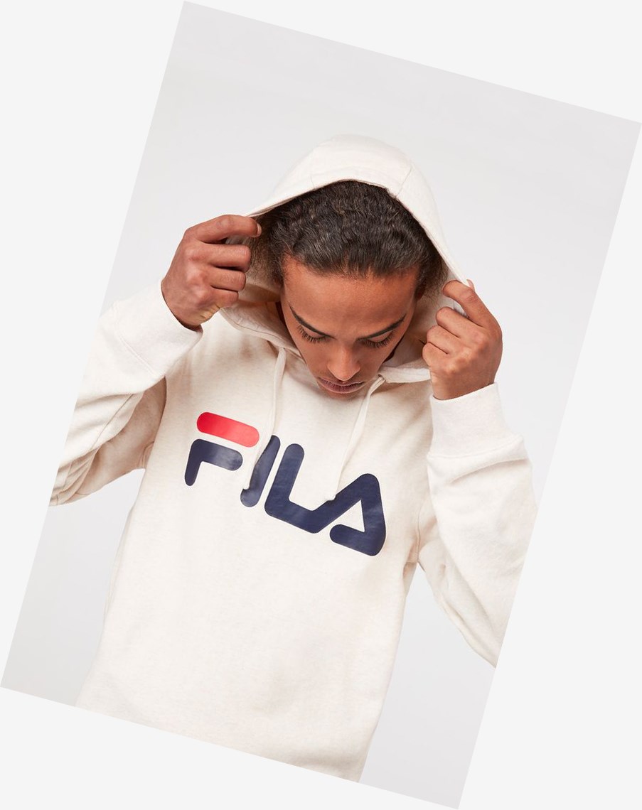 Fila Queens Hoody Oatmh/Navy/Cred | 38OKNDFQE