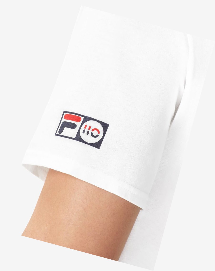 Fila Queens Tee Blancas | 61EAWMPIU