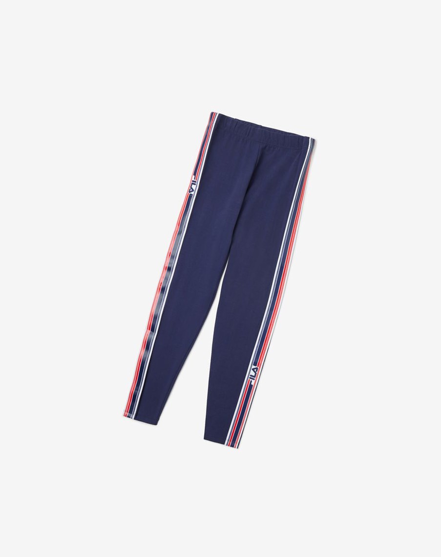 Fila Ragini High Rise Legging Blancas Rojas | 81VQXHOZR