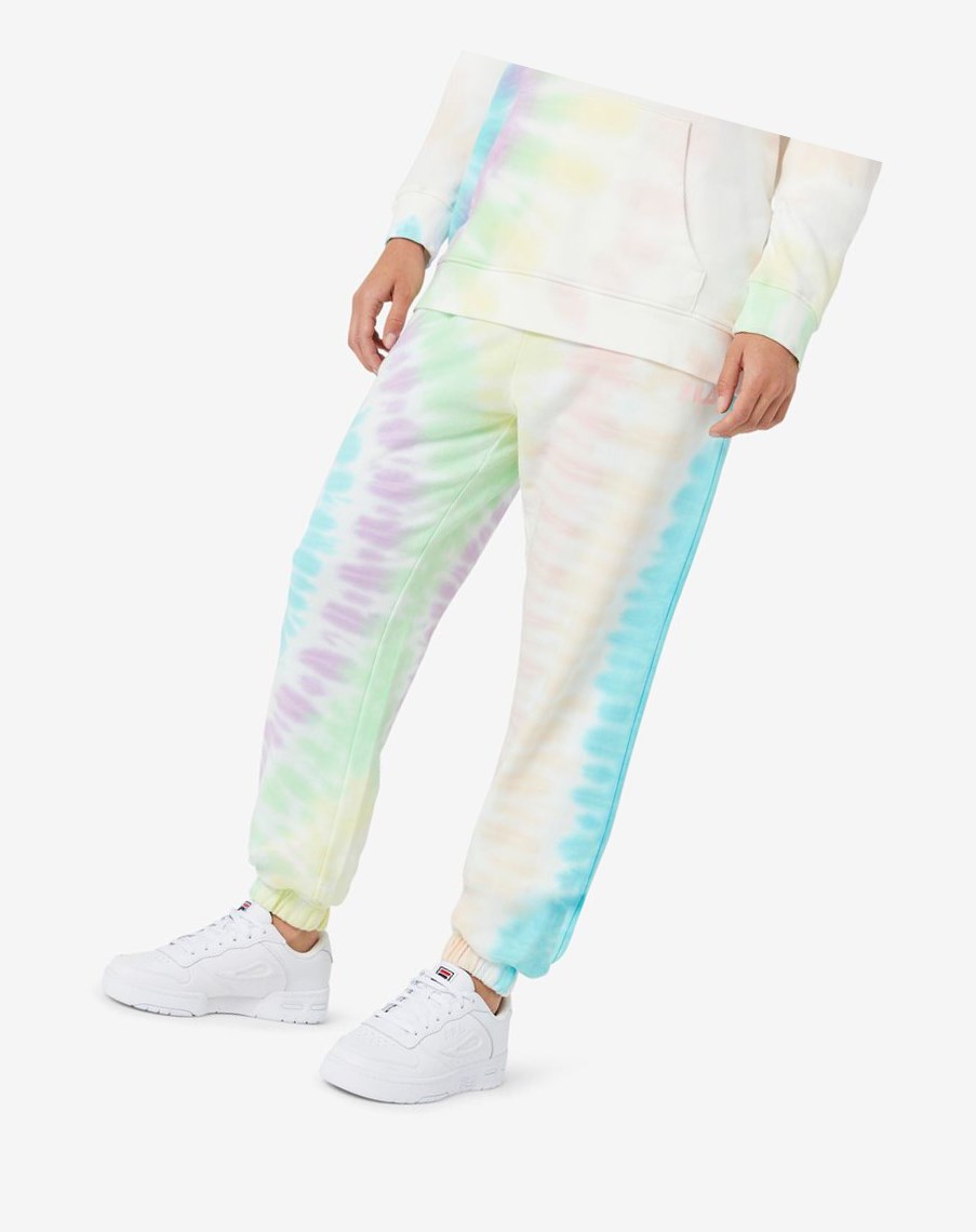 Fila Raleigh Tie Dye Jogger Creme | 15PRNQAHI