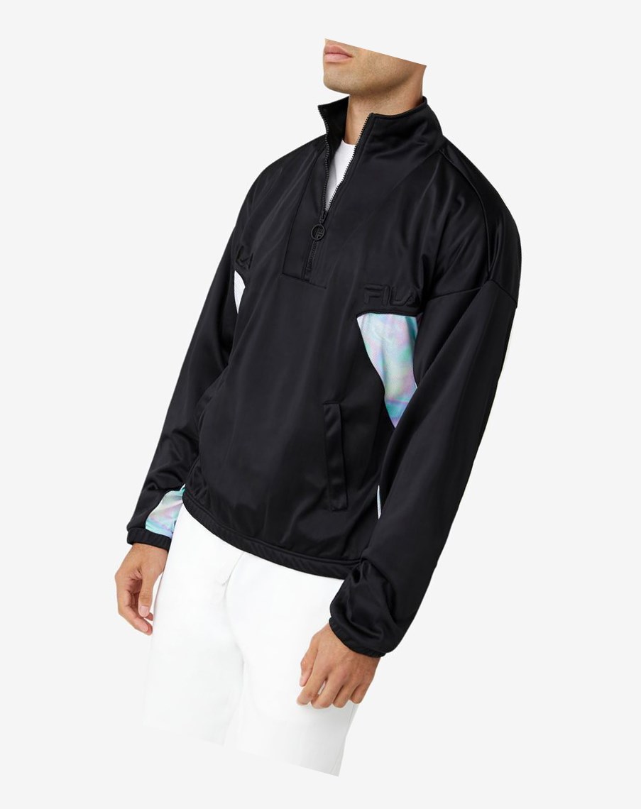 Fila Rally Pista Jacket Negras | 24YEWATMQ