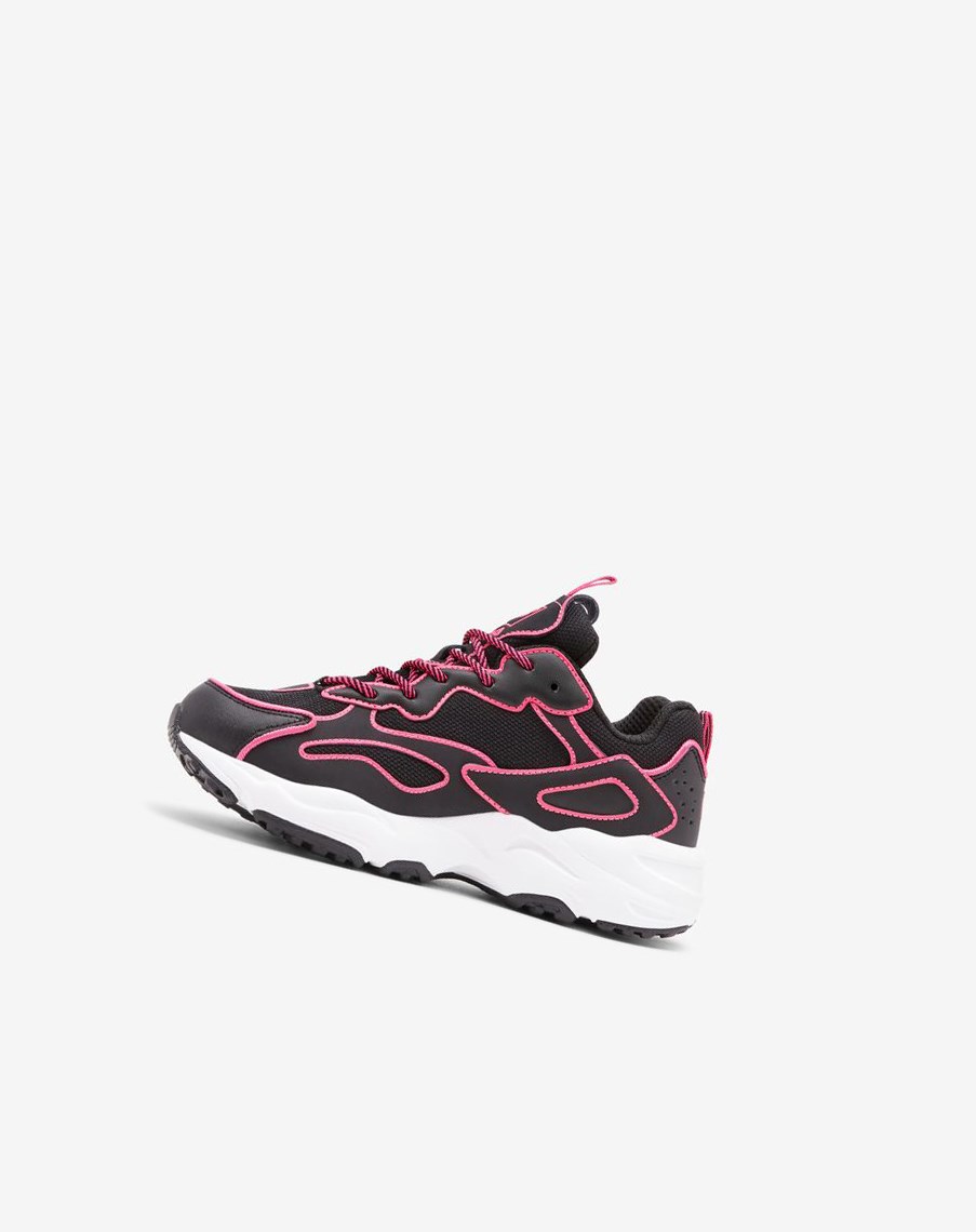 Fila Ray Tracer Neon Sneakers Blk/Pglo/Wht | 26HXEQDZI