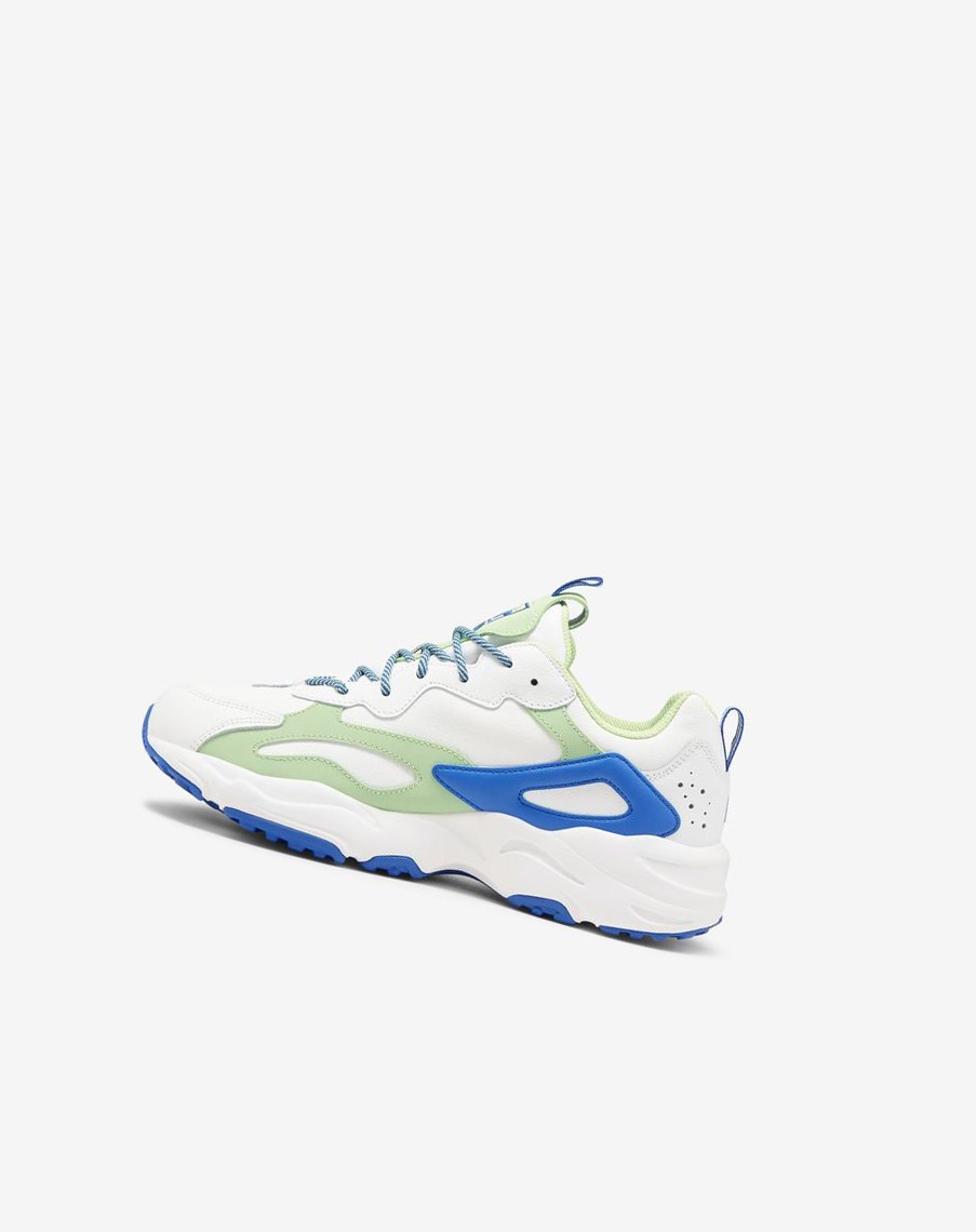 Fila Ray Tracer Sneakers Blancas Azules Verde | 46KZEIDCM