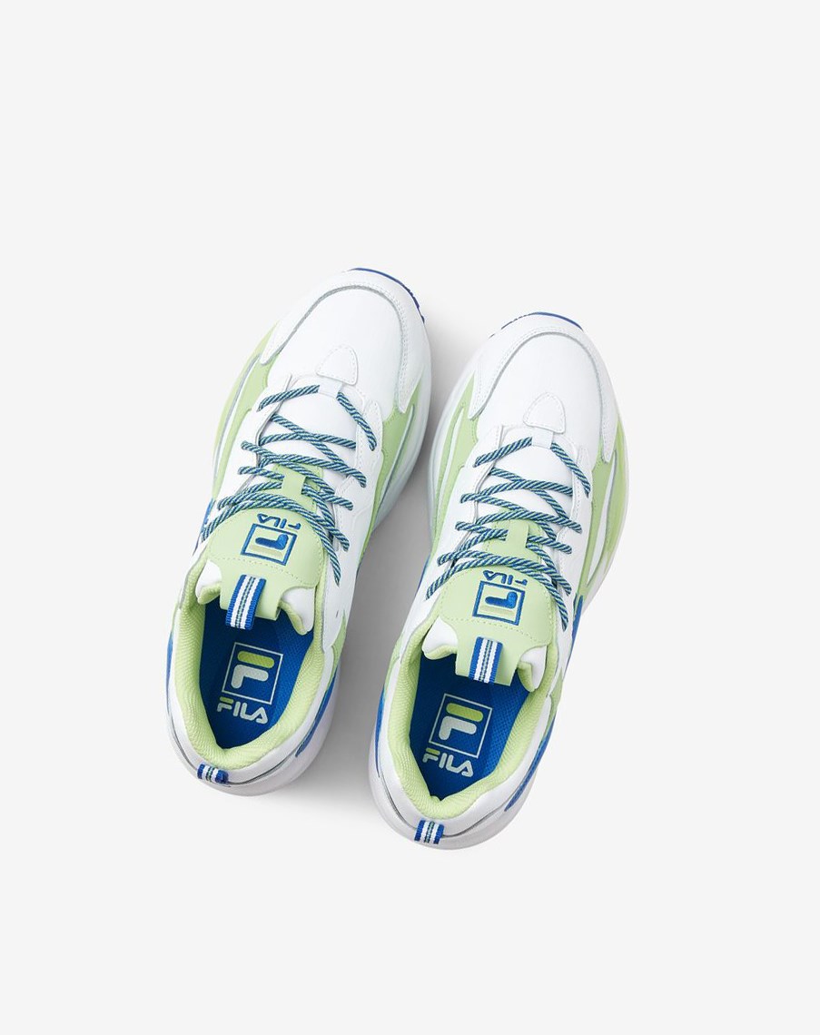 Fila Ray Tracer Sneakers Blancas Azules Verde | 46KZEIDCM