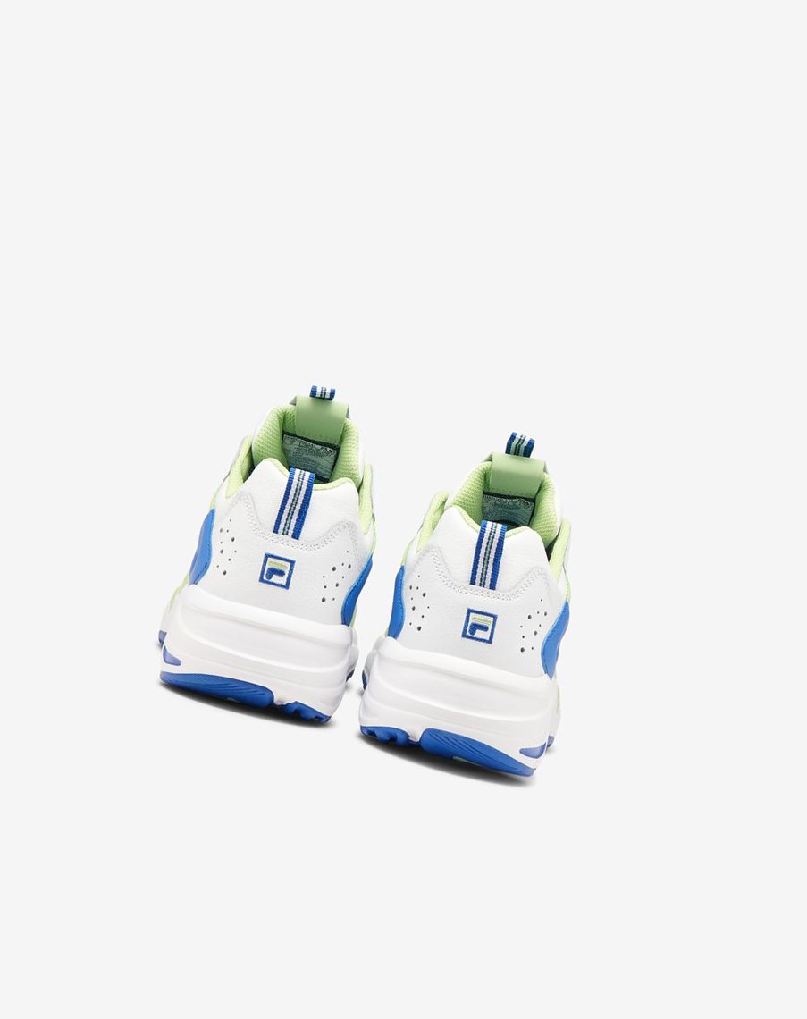 Fila Ray Tracer Sneakers Blancas Azules Verde | 46KZEIDCM