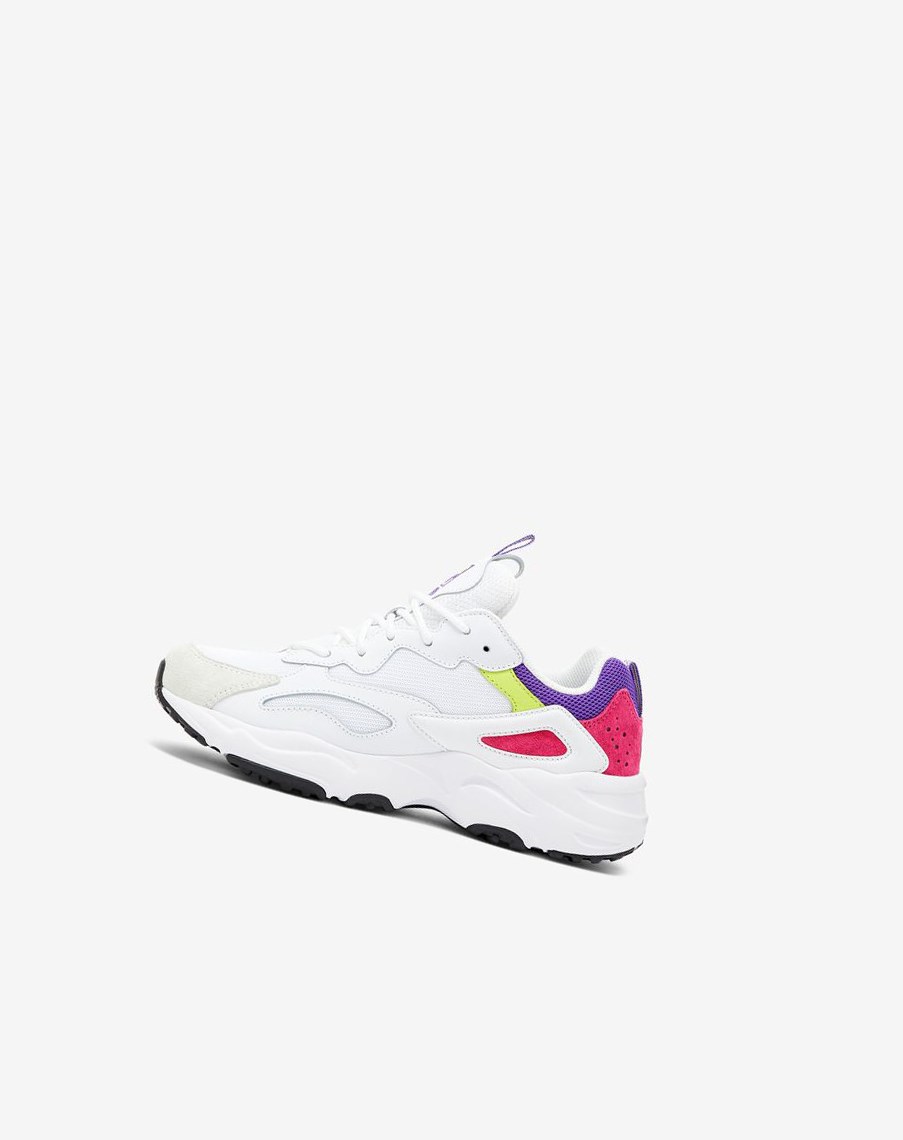 Fila Ray Tracer Sneakers Blancas Moradas | 41LYNFUSV