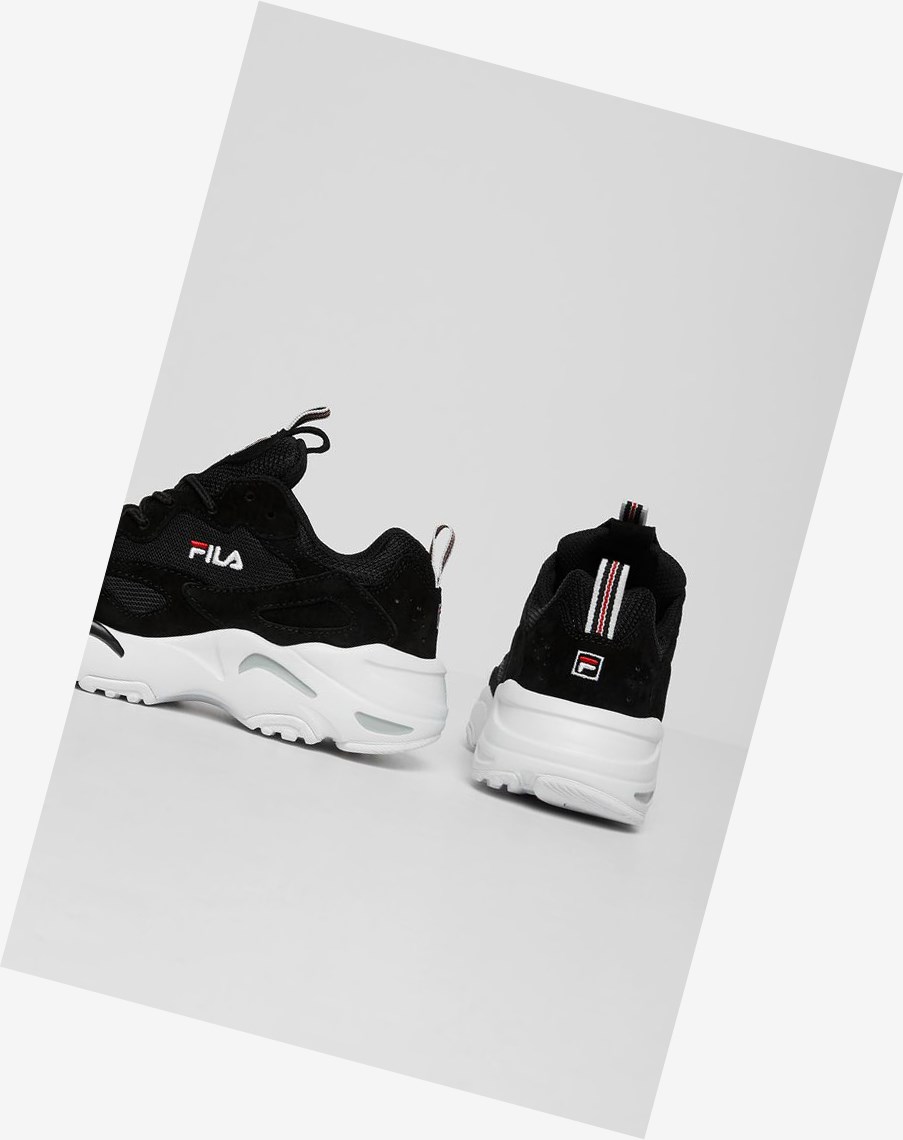 Fila Ray Tracer Sneakers Blk/Wht/Fred | 68SERVZBO