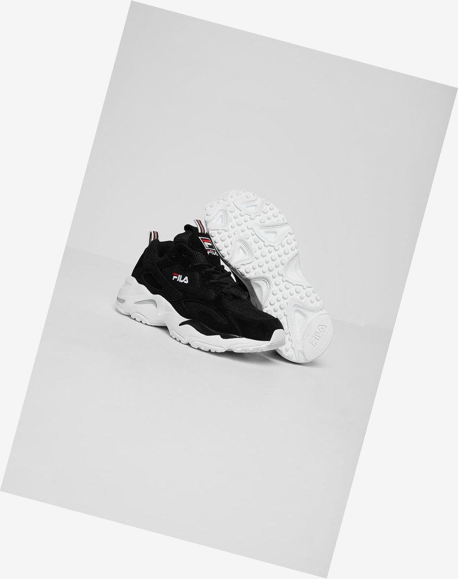 Fila Ray Tracer Sneakers Blk/Wht/Fred | 68SERVZBO