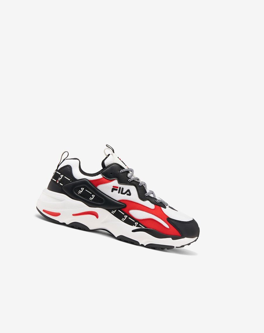 Fila Ray Tracer Tarvos Sneakers Blancas Negras Rojas | 96AFGLDXU