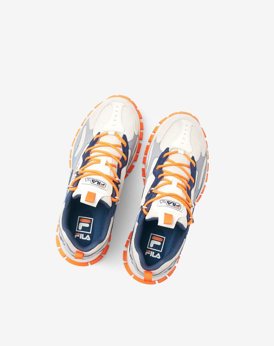 Fila Ray Tracer Tr 2 Sneakers Plateadas Naranjas | 57ZDOUNXK