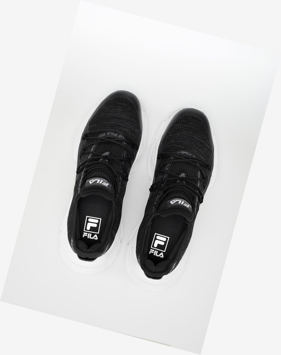 Fila Relectrove Premium Sneakers Negras Negras Blancas | 06REVXLGQ