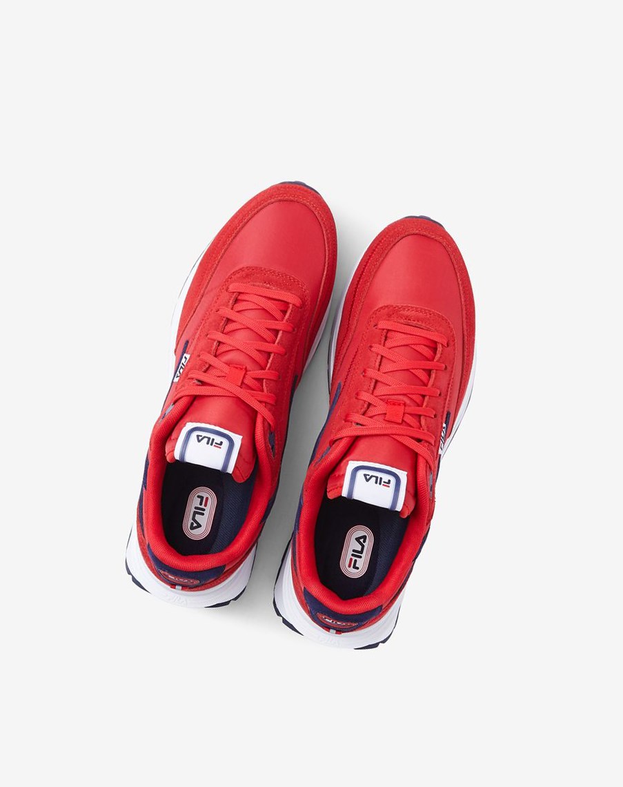 Fila Renno Sneakers Rojas Azul Marino Blancas | 02XRWDKYG