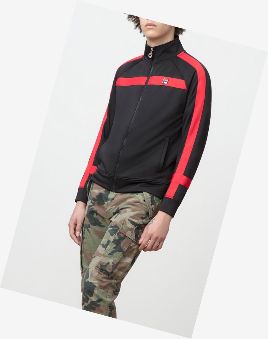 Fila Renzo Jacket Blk/Cred | 10IJKLDXU