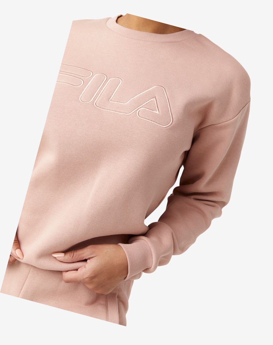 Fila Riksha Sweatshirt Rosas | 61SYXTWRM