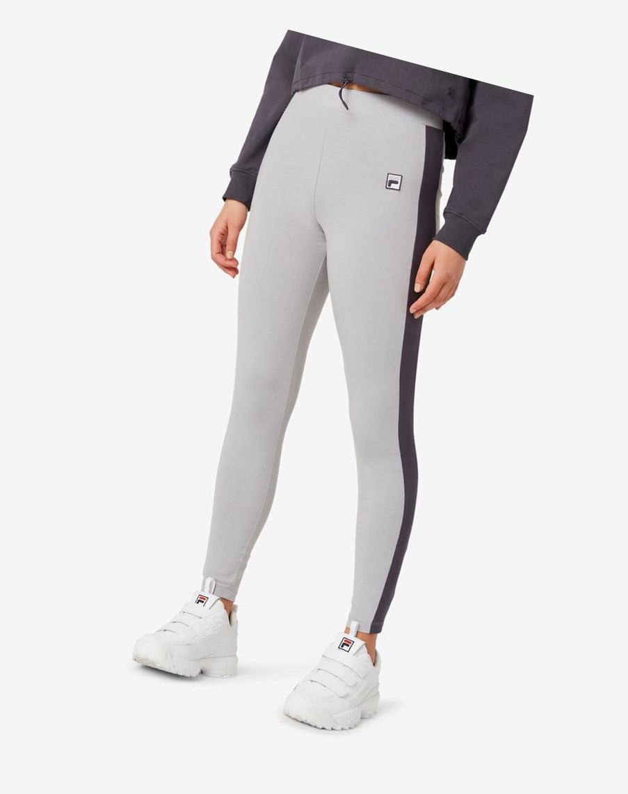 Fila Riviera Legging Plateadas | 72IBVPMCY