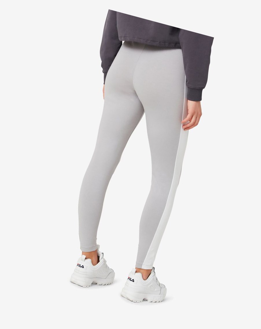 Fila Riviera Legging Plateadas | 89YOFPWJT