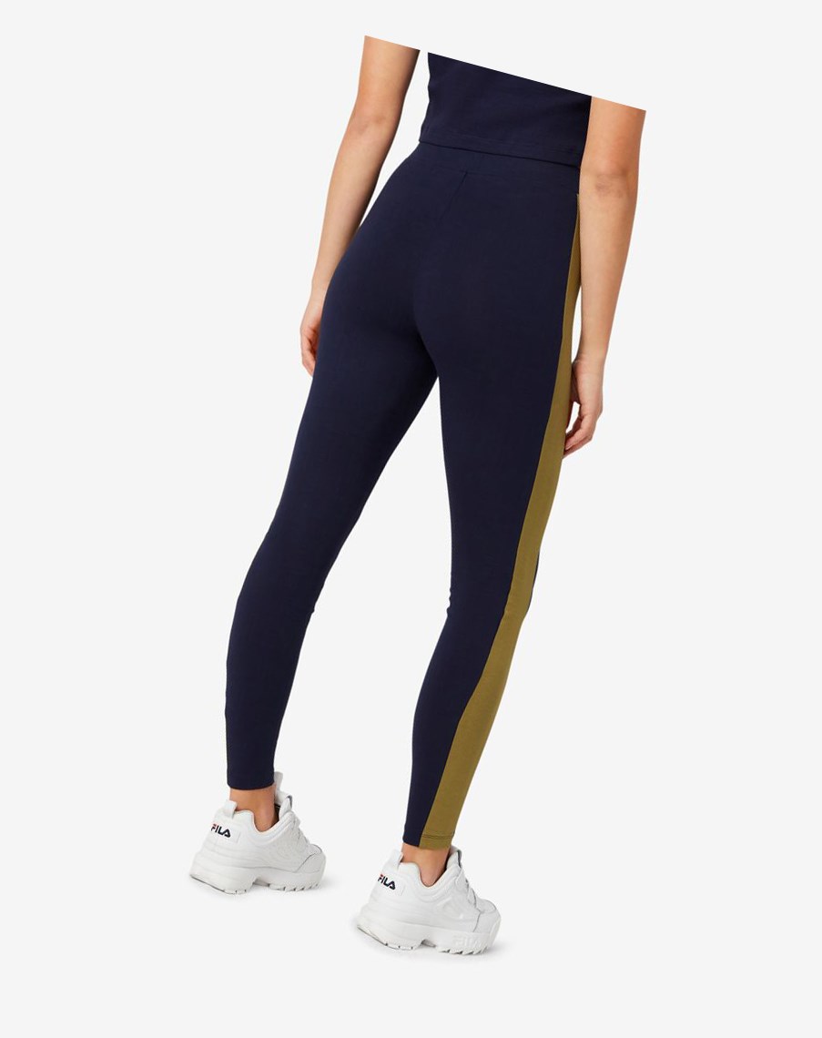 Fila Riviera Legging Verde Oliva | 61JQOFWMA