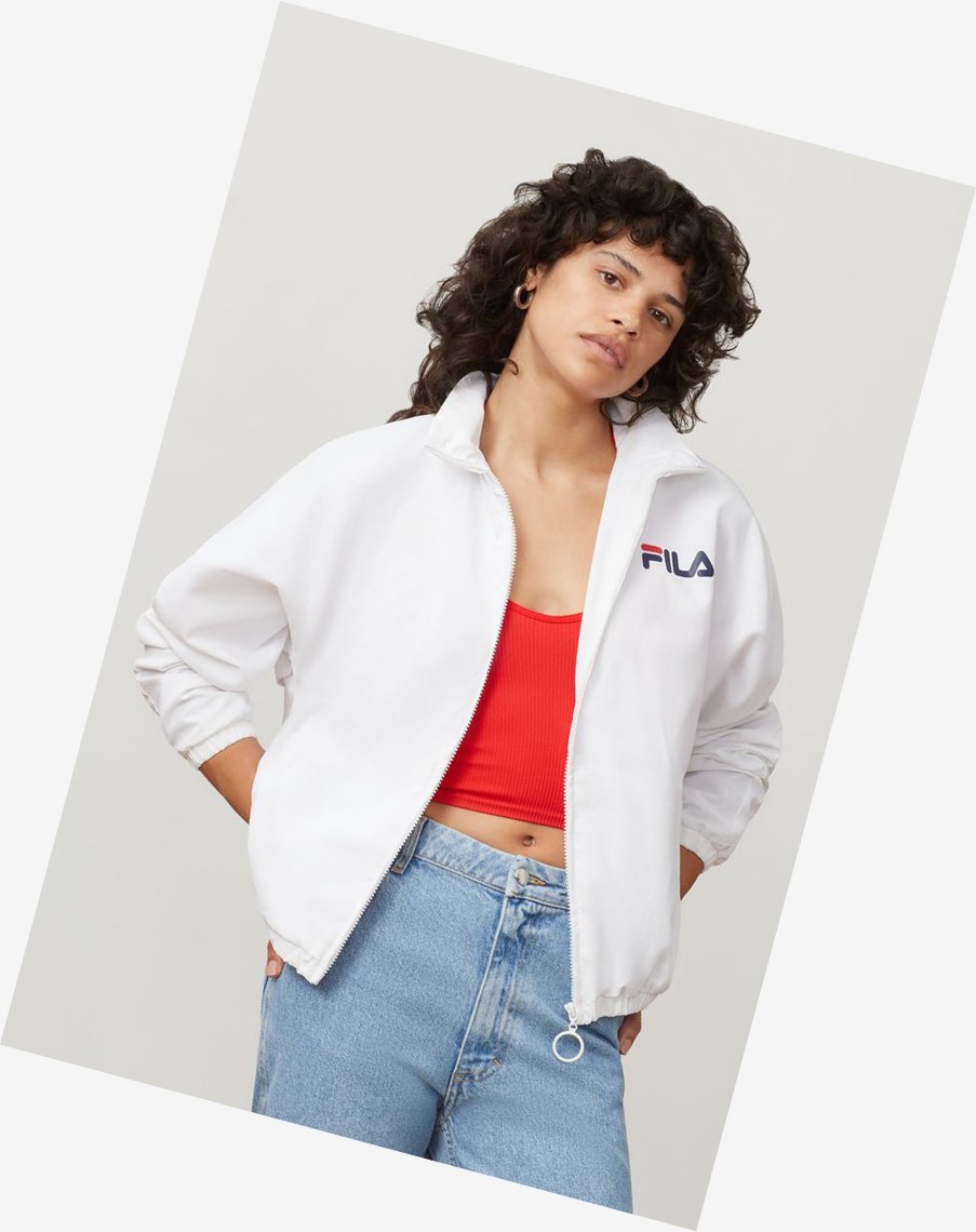 Fila Rupta Viento Jacket Blancas | 03CIYJPWS