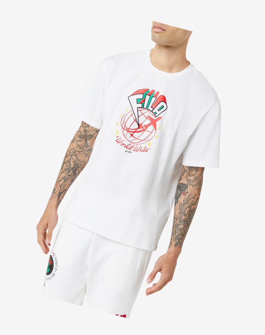 Fila Ryland Tee Blancas | 13IKGDUOW