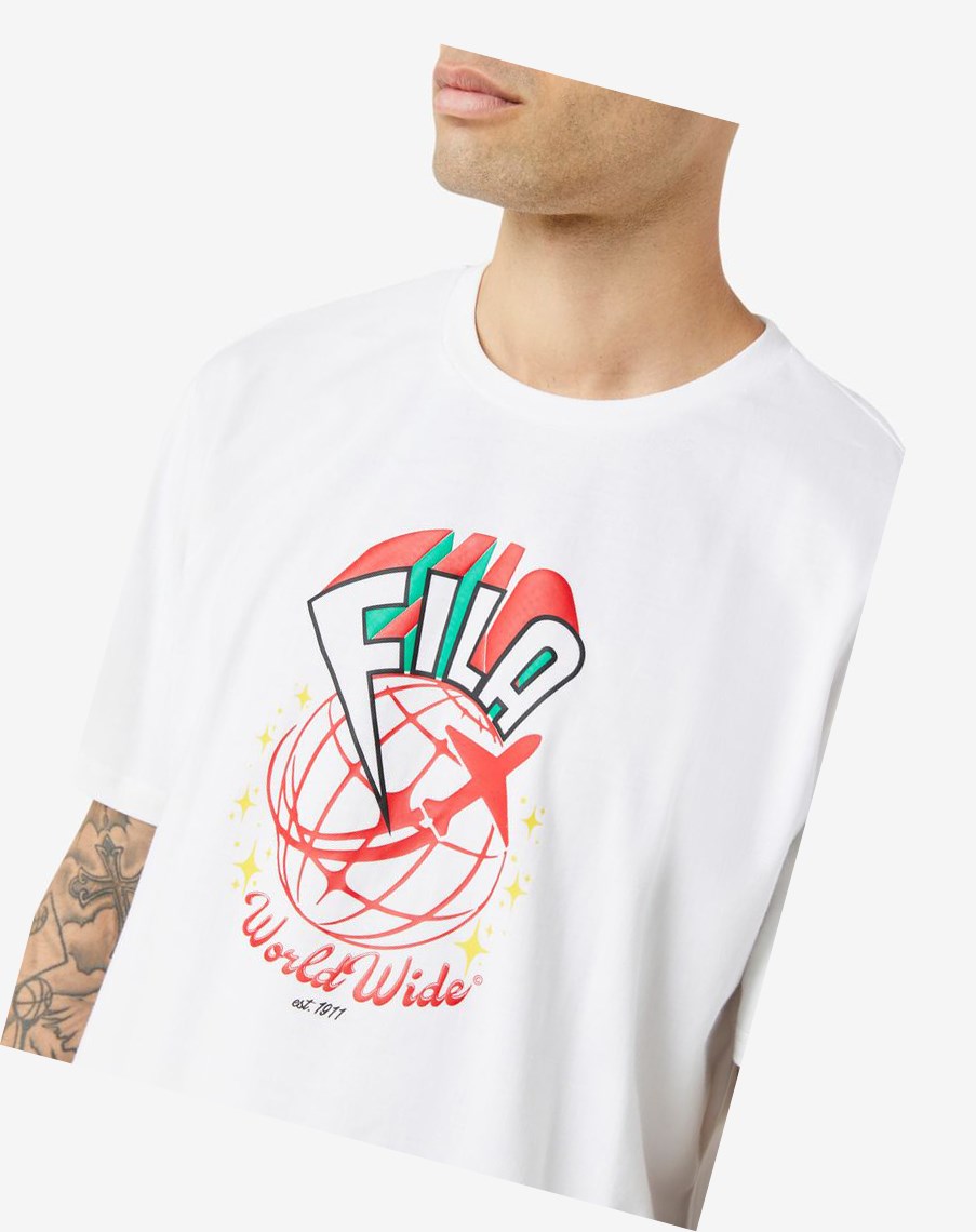 Fila Ryland Tee Blancas | 40MENBVPQ