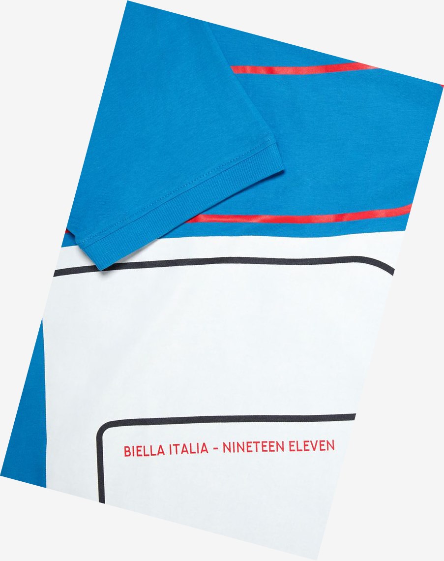 Fila Salza Tee Blua/Wht/Cred/B | 08SKJMVCD