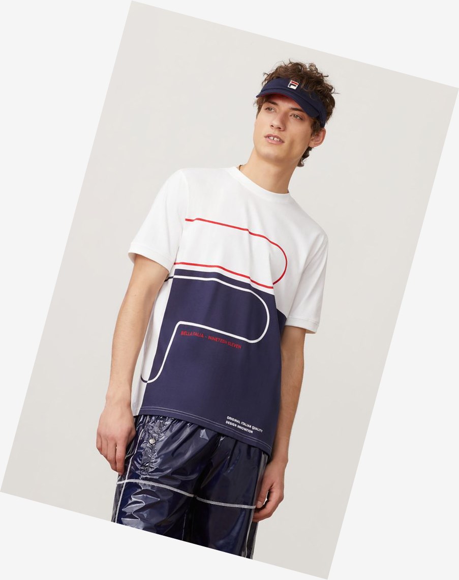 Fila Salza Tee Wht/Peac/Cred | 84MTNUGLZ