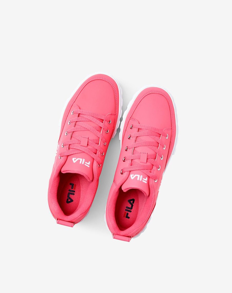 Fila Sandblast Low Sneakers Pglo/Pglo/Wht | 24EKLRTQN