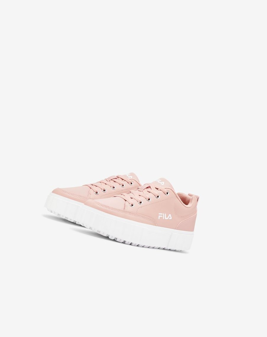 Fila Sandblast Low Sneakers Rosas Rosas Blancas | 07QSYWBHP