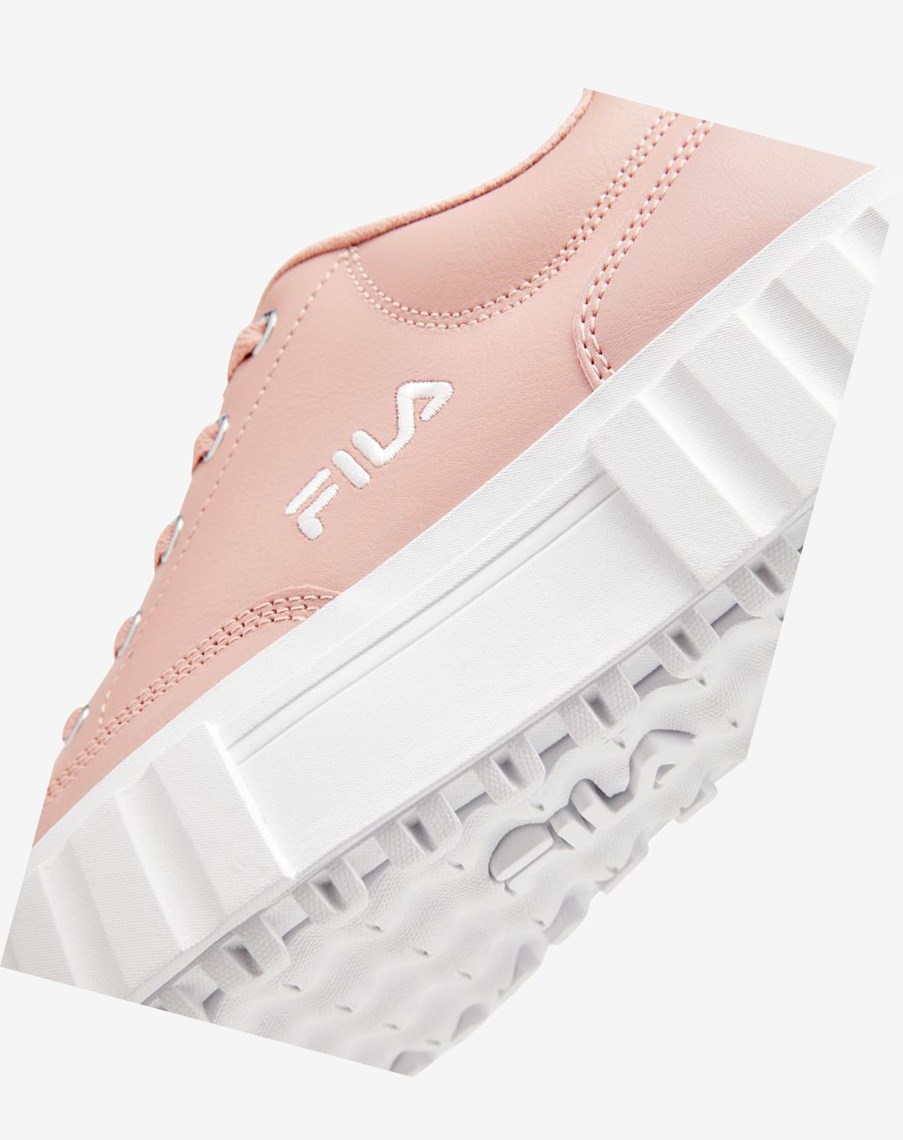 Fila Sandblast Low Sneakers Rosas Rosas Blancas | 67SYCJPOM