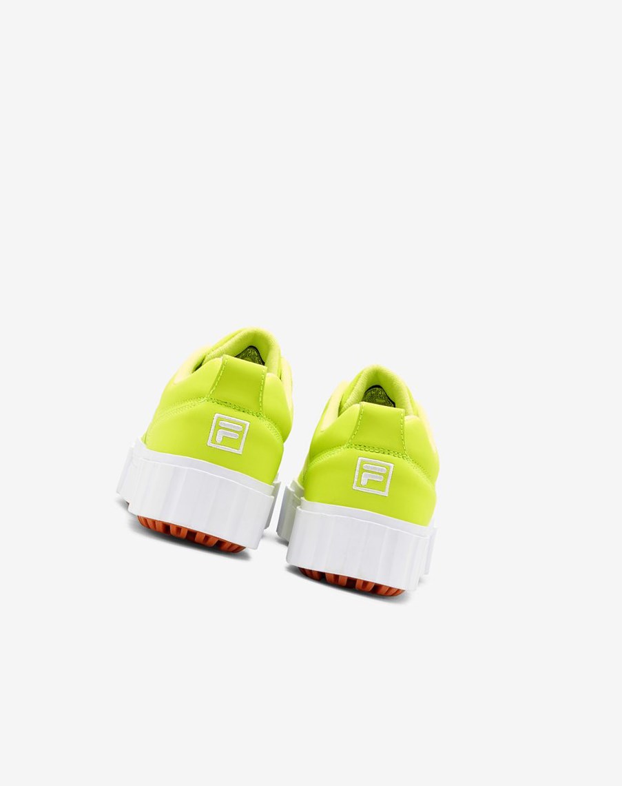 Fila Sandblast Low Sneakers Sfty/Sfty/Wht | 80RFXLWEZ