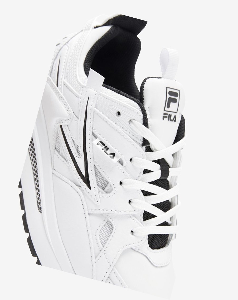 Fila Sandenal Sneakers Blancas Blancas Negras | 52VRKQUOD