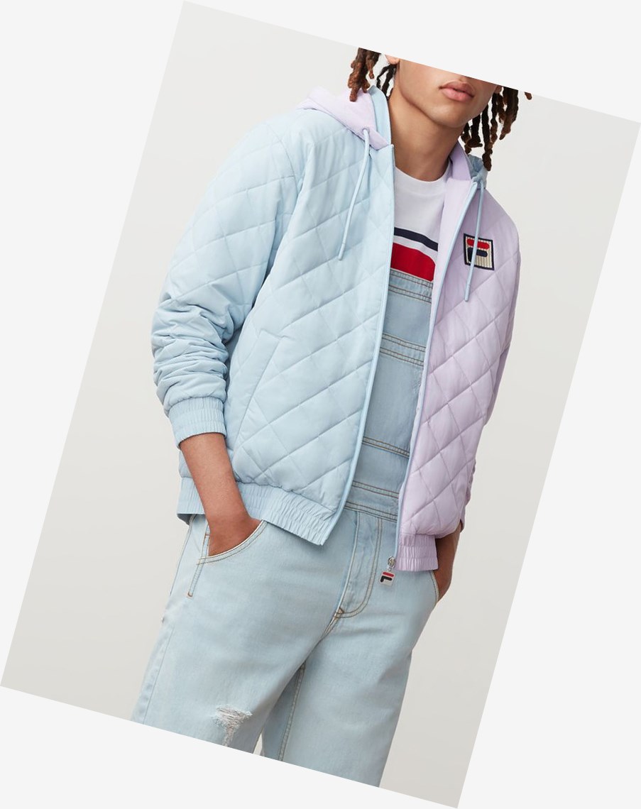 Fila Sawyer Acolchado Jacket Plil/Cblu | 30THNYBJP