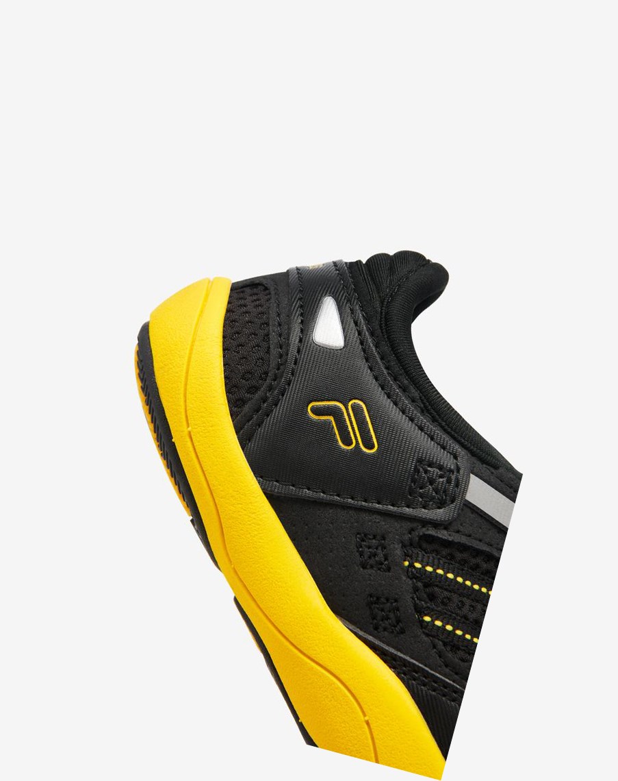 Fila Skele-toes Bay Rnr 3 Tenis Shoes Negras Amarillo | 37YXNBWDU