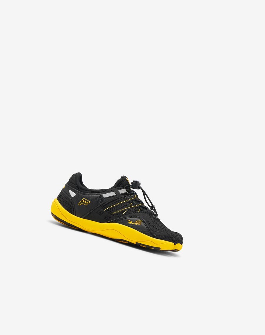 Fila Skele-toes Bay Rnr 3 Tenis Shoes Negras Amarillo | 37YXNBWDU