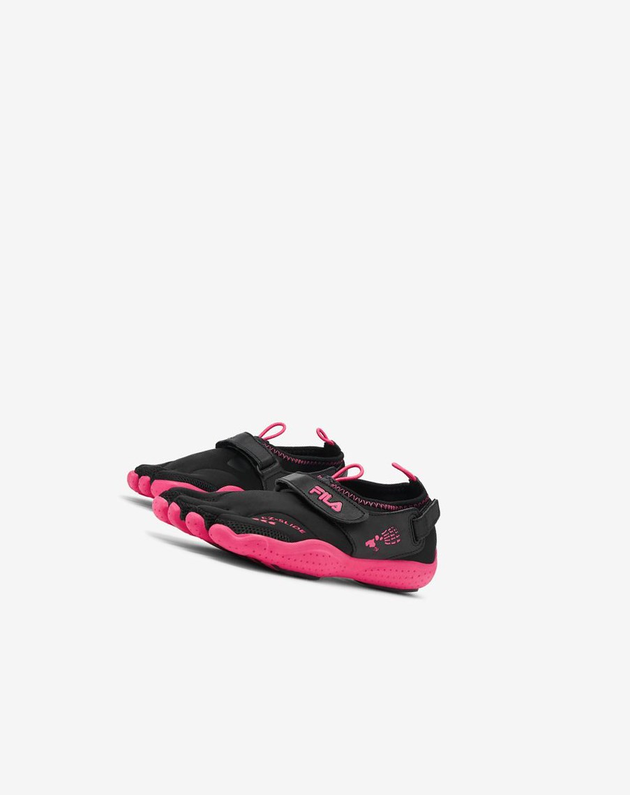 Fila Skele-toes Ez Chanclas 2 Tenis Shoes Negras Rosas | 03LMVXWYO