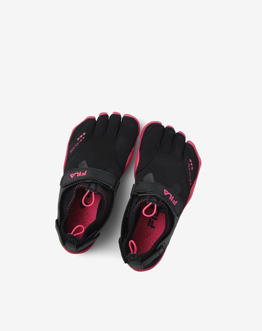 Fila Skele-toes Ez Chanclas 2 Tenis Shoes Negras Rosas | 03LMVXWYO