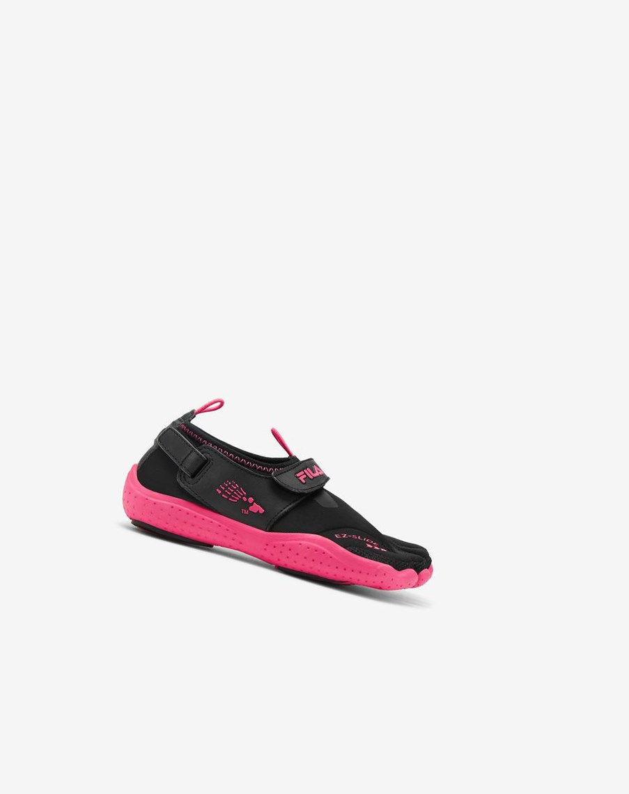 Fila Skele-toes Ez Chanclas 2 Tenis Shoes Negras Rosas | 03LMVXWYO