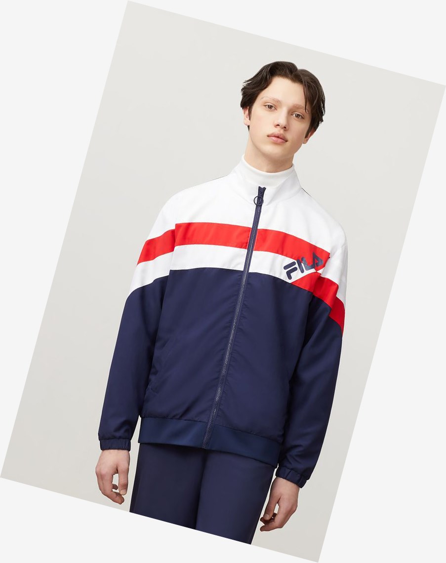 Fila Slade Pista Jacket Blancas | 20RDQATBE