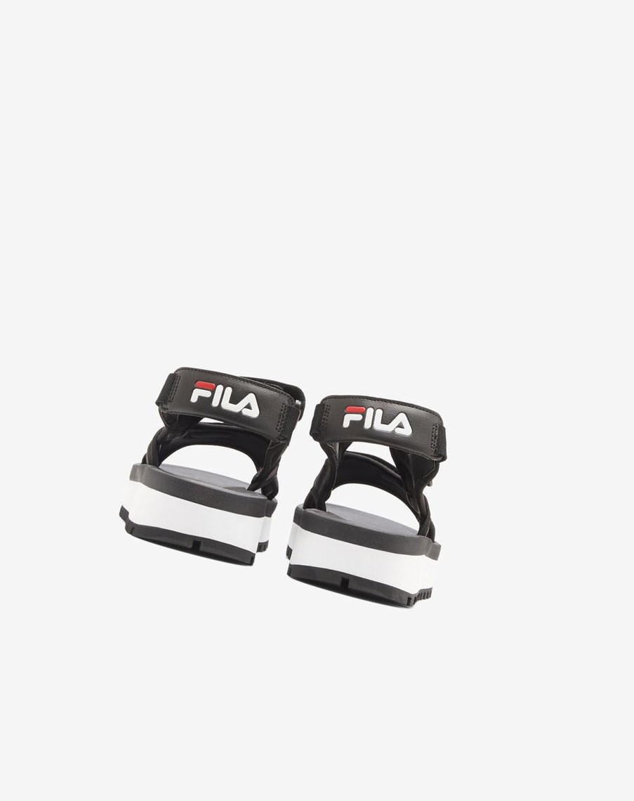 Fila Spot Eva Sandal Chanclas Sandals Negras Rojas Blancas | 83ZSYMVTG