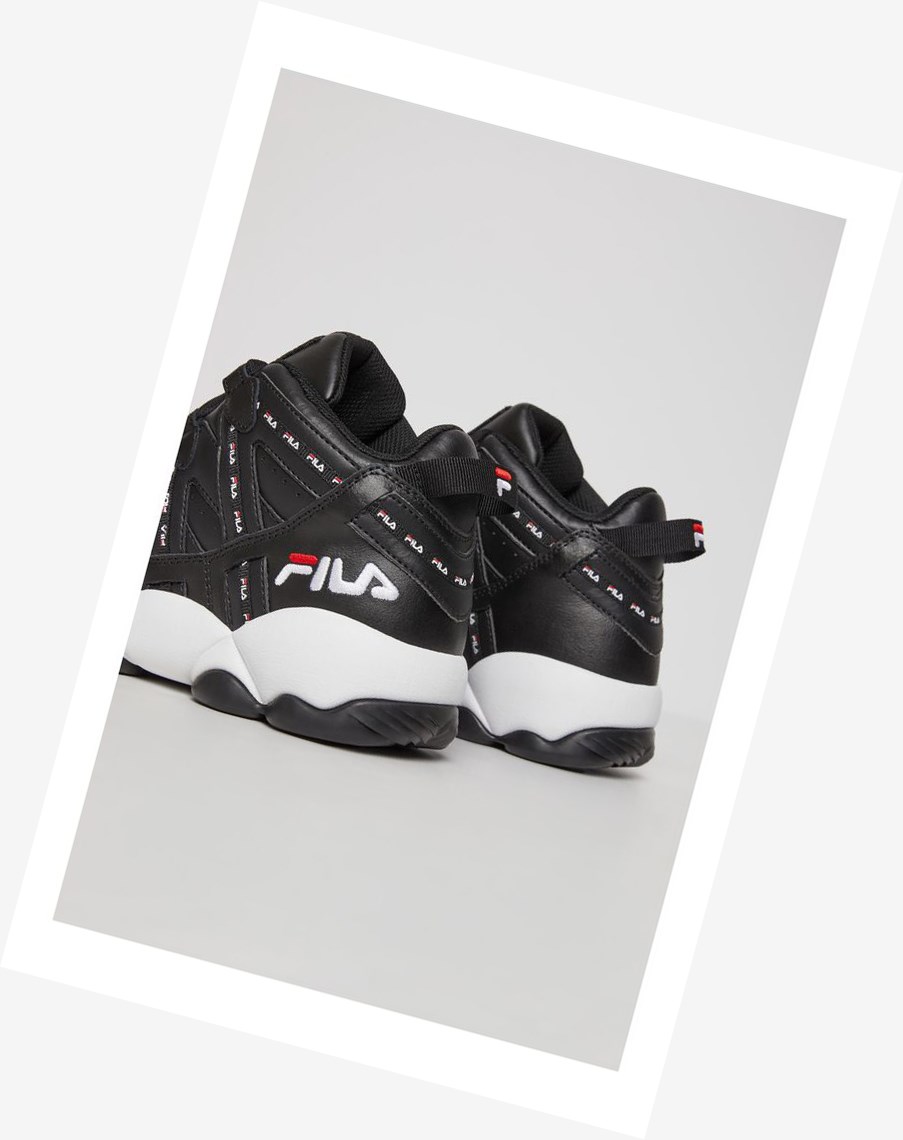 Fila Stackhouse Spaghetti Repeat Sneakers Negras Blancas Rojas | 37KFCGZQP