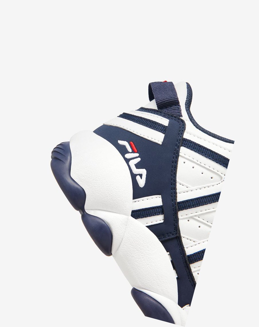 Fila Stackhouse Spaghetti Tenis Shoes Wht/Fnvy/Fred | 29XEVFZOA