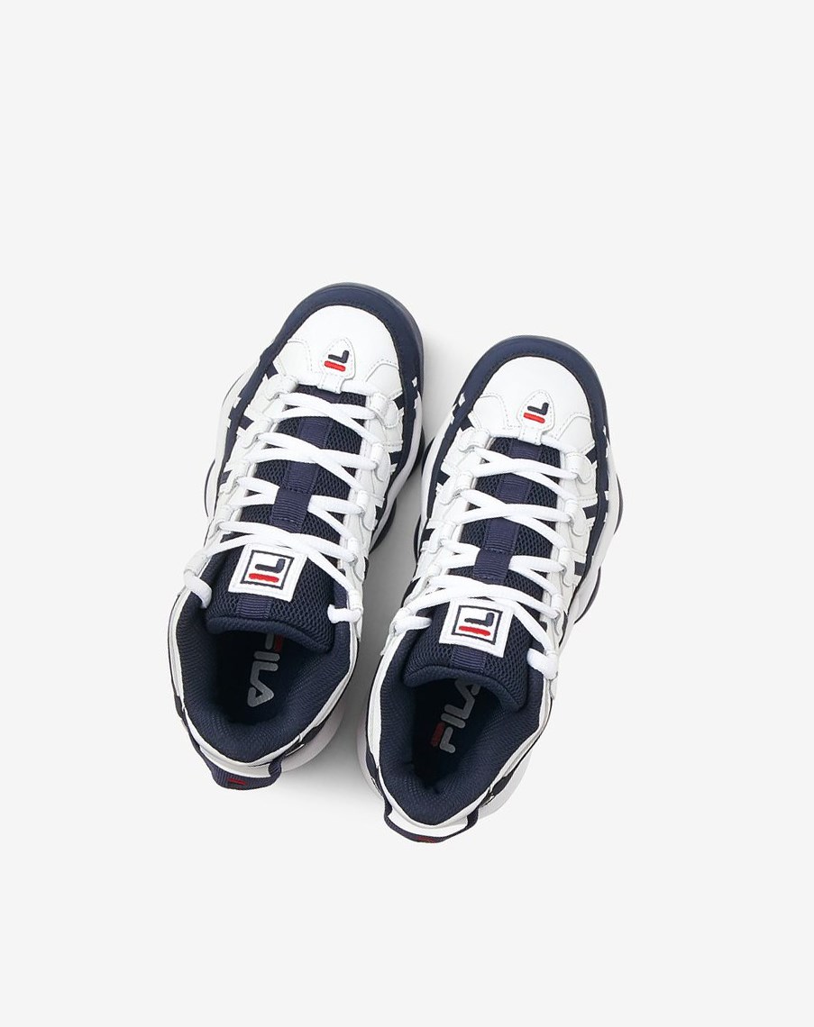 Fila Stackhouse Spaghetti Tenis Shoes Wht/Fnvy/Fred | 29XEVFZOA